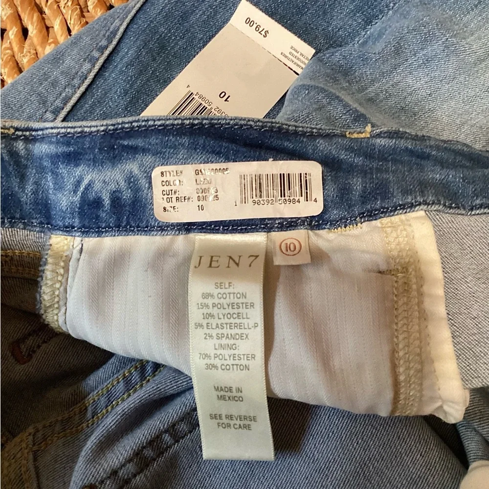 NWT JEN 7 by 7 for All mankind Shorts. Sz 10 - Picture 2 of 9